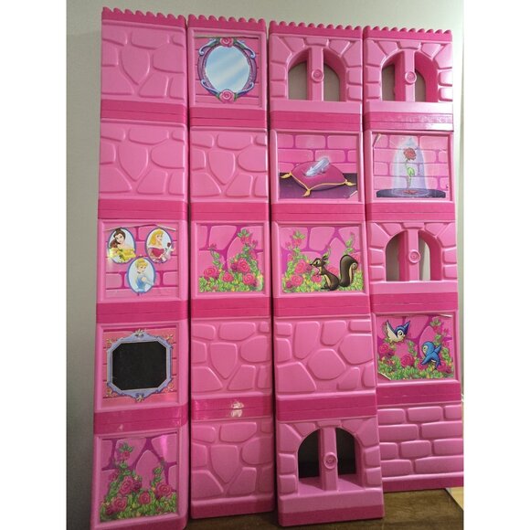 Mega Bloks GIANT DISNEY CASTLE Deluxe Pink Pretend Play- RARE HTF- READ INFO - Picture 10 of 16